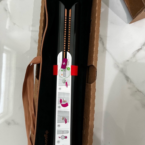 DYSON CORRALE HAIR STRAIGHTENER (BLACK NICKEL/ FUSCHIA) - Picture 4 of 4